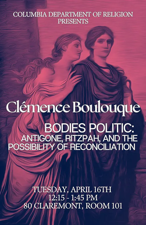 Antigone, Rizpah and the Possibility of Reconciliation